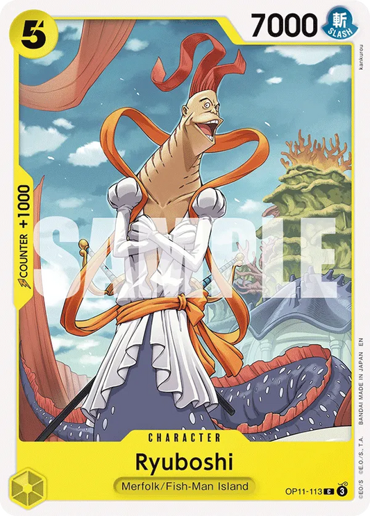 One Piece TCG Ryuboshi Base Card OP11-113 C A Fist of divine speed NM/M