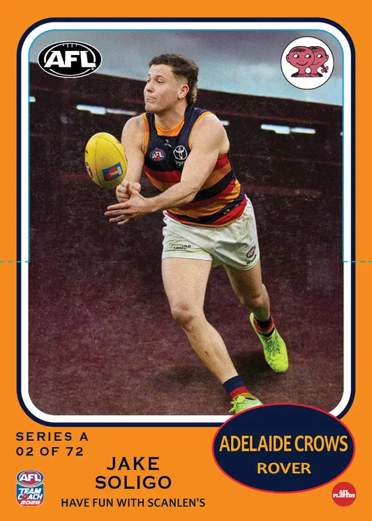 2026 Teamcoach AFL Scanlens Die-Cut Jake Soligo 02 of 72 Crows