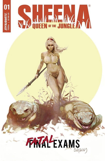 SHEENA QUEEN OF THE JUNGLE # 1  FATAL EXAMS VARIANT DYNAMITE COMIC BOOK 2023