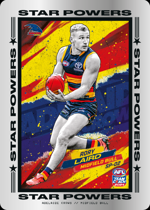 2024 AFL Teamcoach Star Powers Rory Laird SP-02