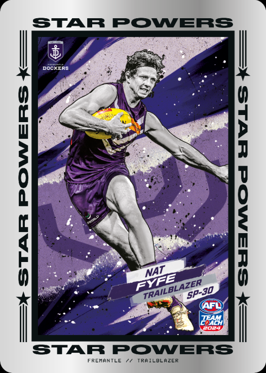 2024 AFL Teamcoach Star Powers Nat Fyfe SP-30