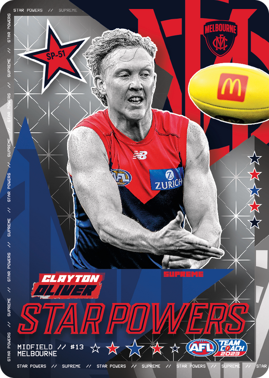 2023 AFL Teamcoach Clayton Oliver Starpowers SP-51 Demons