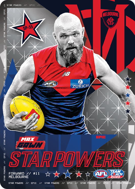 2023 AFL Teamcoach Max Gawn Starpowers SP-55 Demons