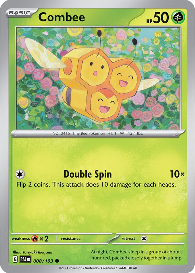 Combee #008/198 Base Card Pokémon Card Scarlet & Violet Paldea Evolved