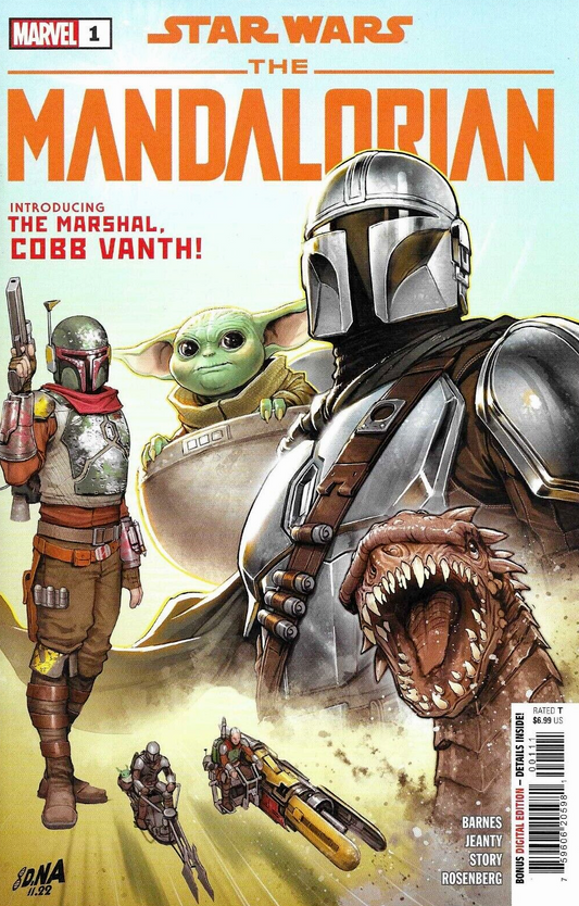 STAR WARS  THE MANDALORIAN  # 1 VARIANT V2 MARVEL COMIC BOOK  2023