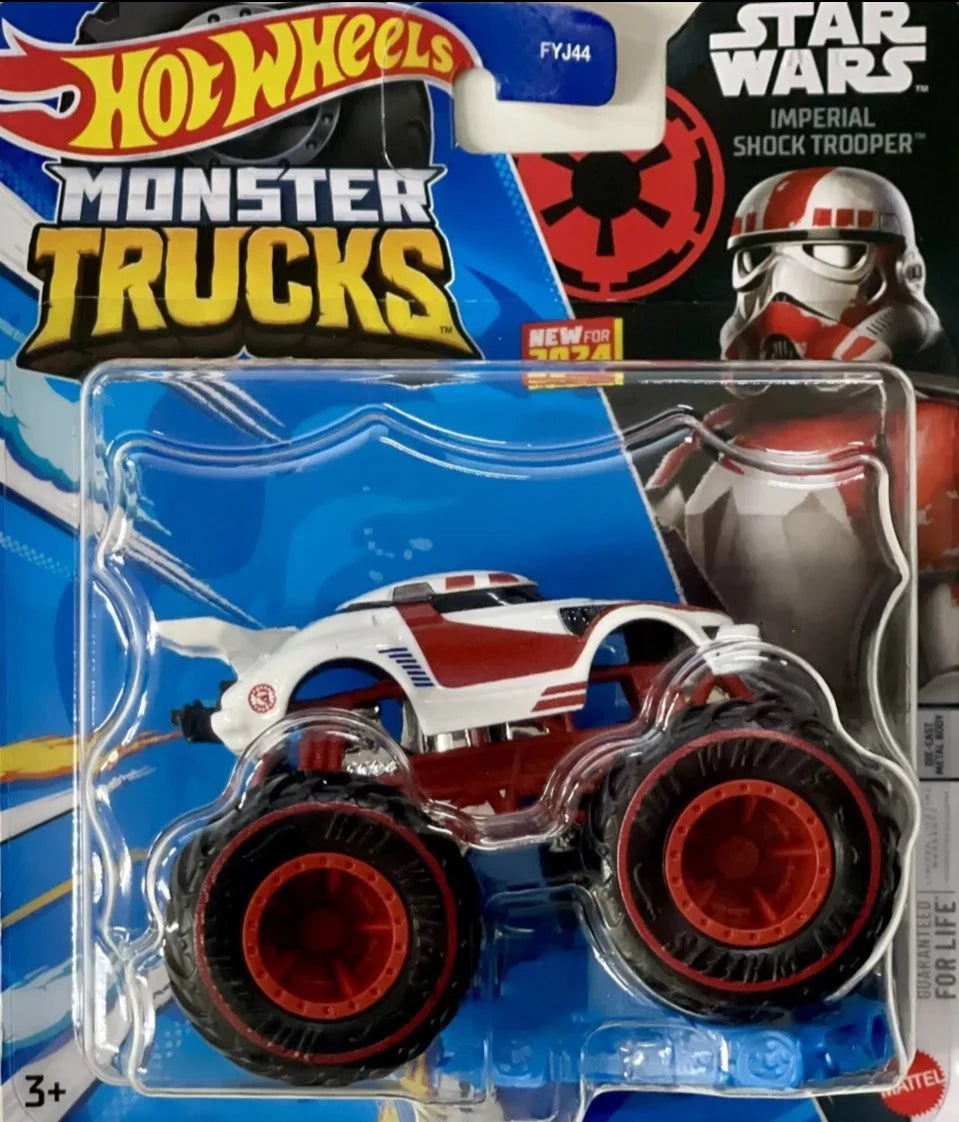 HOT WHEELS MATTEL MONSTER TRUCKS IMPERIAL SHOCK TROOPER 1/64  STAR WARS - 2023