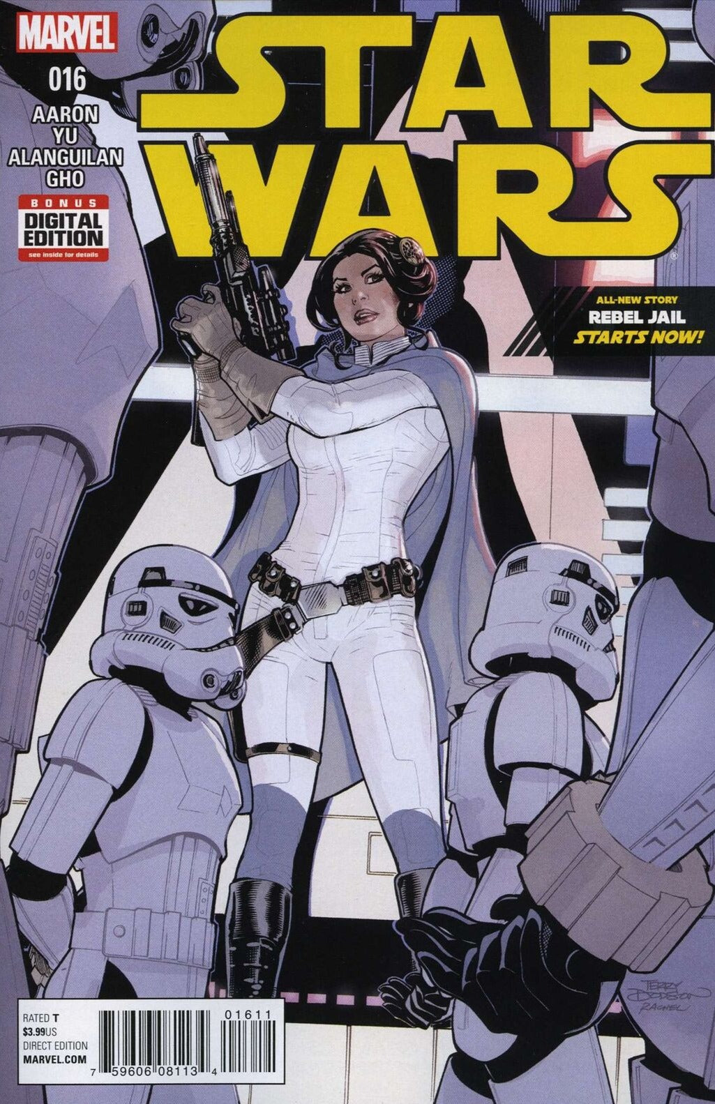 STAR WARS  # 016  PRINCESS LEIA MARVEL COMIC BOOK  2016