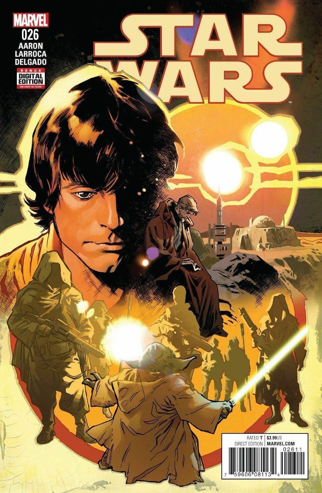 STAR WARS  # 026  LUKE SKYWALKER MARVEL COMIC BOOK  2016