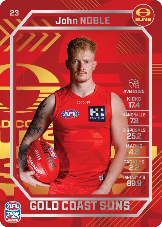2026 Teamcoach AFL Silver 23 John Noble