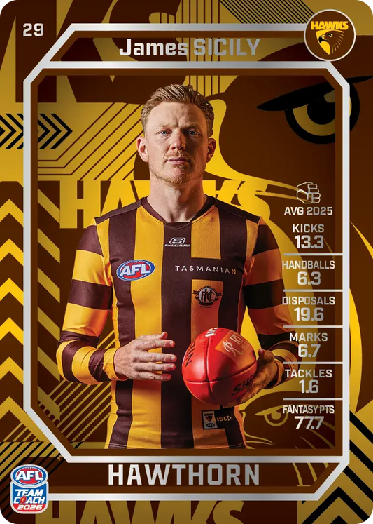 2026 Teamcoach AFL Silver 29 James Sicily