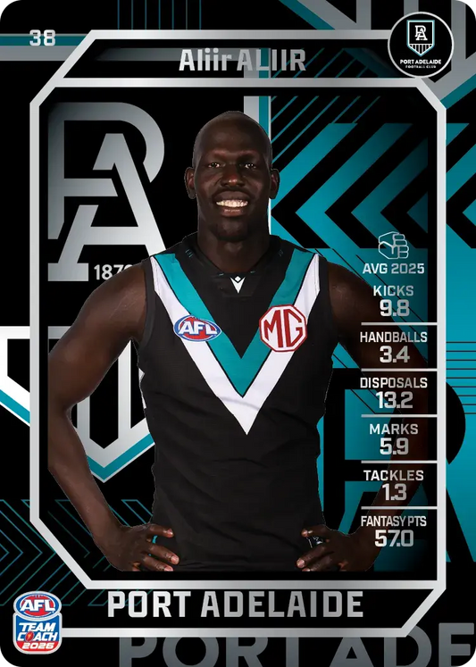 2026 Teamcoach AFL Silver 38 Aliir Aliir