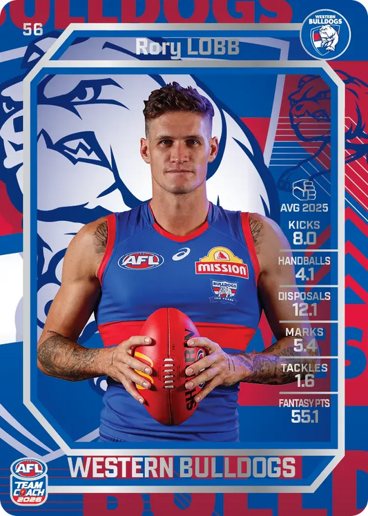 2026 Teamcoach AFL Silver 56 Rory Lobb