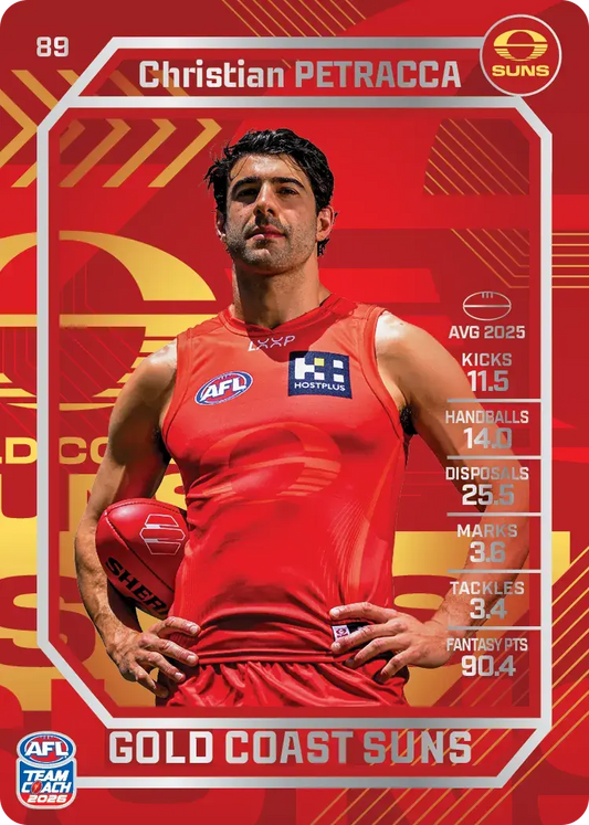 2026 Teamcoach AFL Silver #89 Christian Petracca