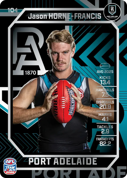 2026 Teamcoach AFL Silver #104 Jason Horne-Francis