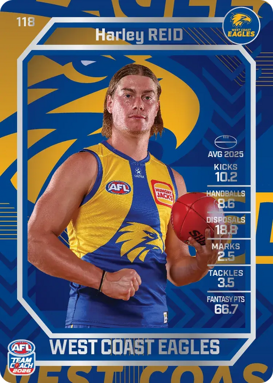 2026 Teamcoach AFL Silver #118 Harley Reid