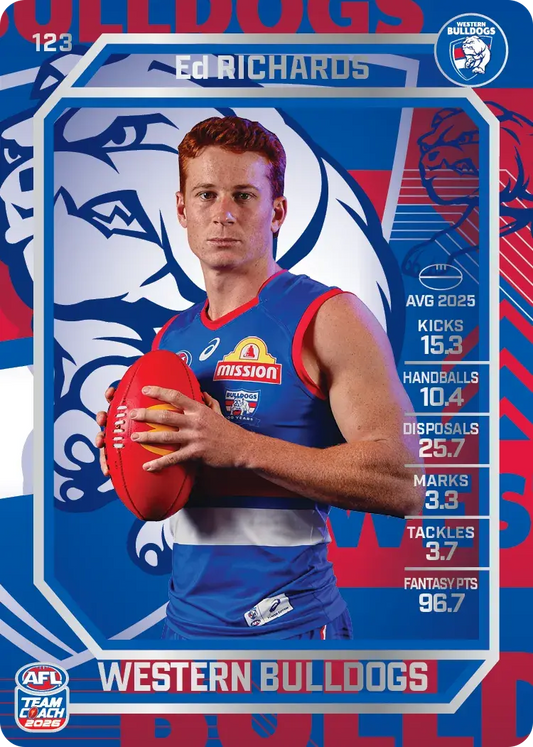 2026 Teamcoach AFL Silver #123 Ed Richards