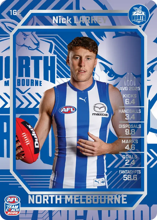 2026 Teamcoach AFL Silver #162 Nick Larkey