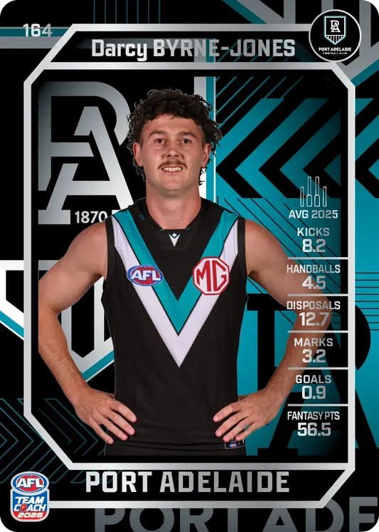 2026 Teamcoach AFL Silver #164 Darcy Byrne-Jones
