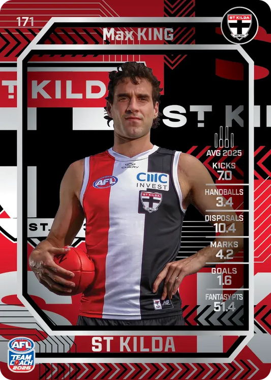 2026 Teamcoach AFL Silver #171 Max King