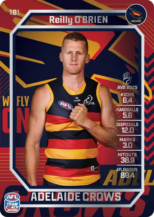 2026 Teamcoach AFL Silver #181 Reilly O'Brien