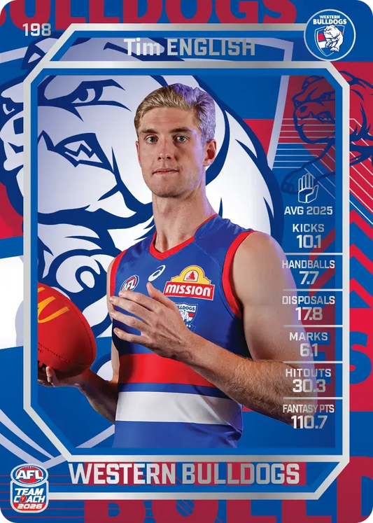 2026 Teamcoach AFL Silver #198 Tim English