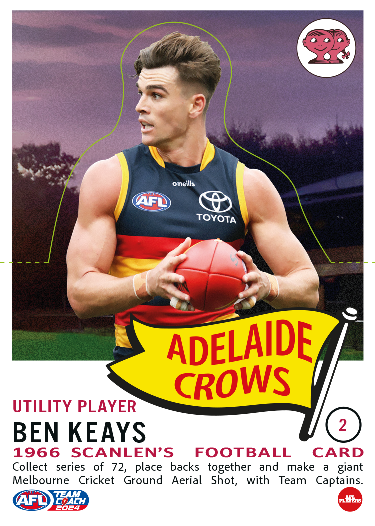 2024 AFL Teamcoach Scanlens Die-Cut #2 Ben Keays