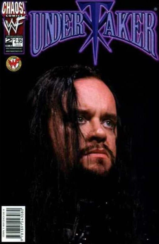 UNDER TAKER # 2 WWF / CHAOS COMICS PHOTO VARIANT COVER COMIC BOOK 1999