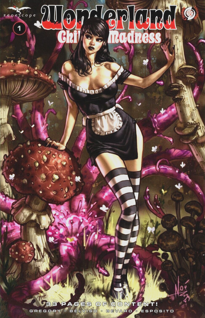 WONDERLAND  CHILD OF MADNESS # 1 GRIMM FAIRY TALES NOE VARIANT ZENESCOPE NM  COMIC BOOK 2023