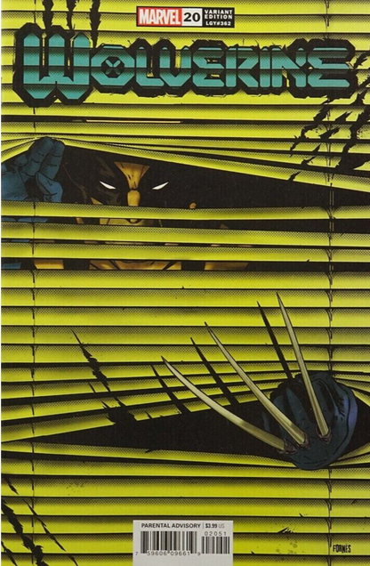 WOLVERINE # 20  FORNES SHADES VARIANT EDITION  MARVEL COMICS  2022