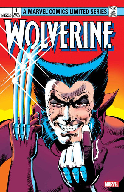 WOLVERINE # 1 FOIL VARIANT FACSIMILE REPRINT EDITION  MARVEL COMIC BOOK 2024