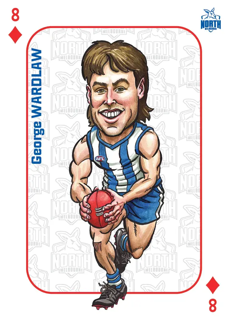 2026 Teamcoach AFL Wildcard Playing Cards George Wardlaw Kangaroos