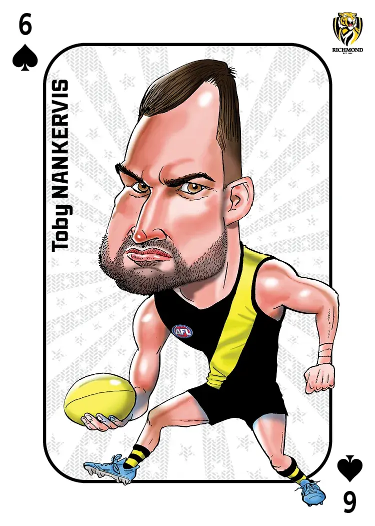 2026 Teamcoach AFL Wildcard Playing Cards Toby Nankervis Tigers
