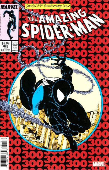 THE AMAZING SPIDER-MAN # 300 REPRINT FACSIMILE MCFARLANE 1st VENOM MARVEL COMICS  2023