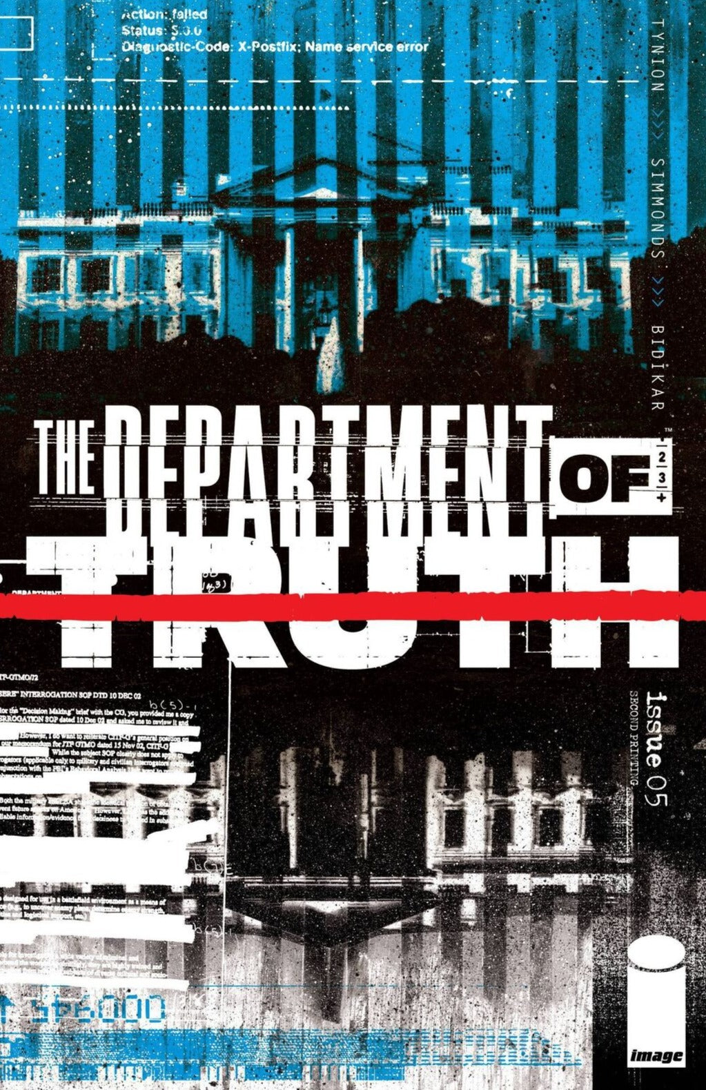 THE DEPARTMENT OF TRUTH # 5 IMAGE 2ND PRINTING  IMAGE COMIC BOOK  MATURE READERS 2021