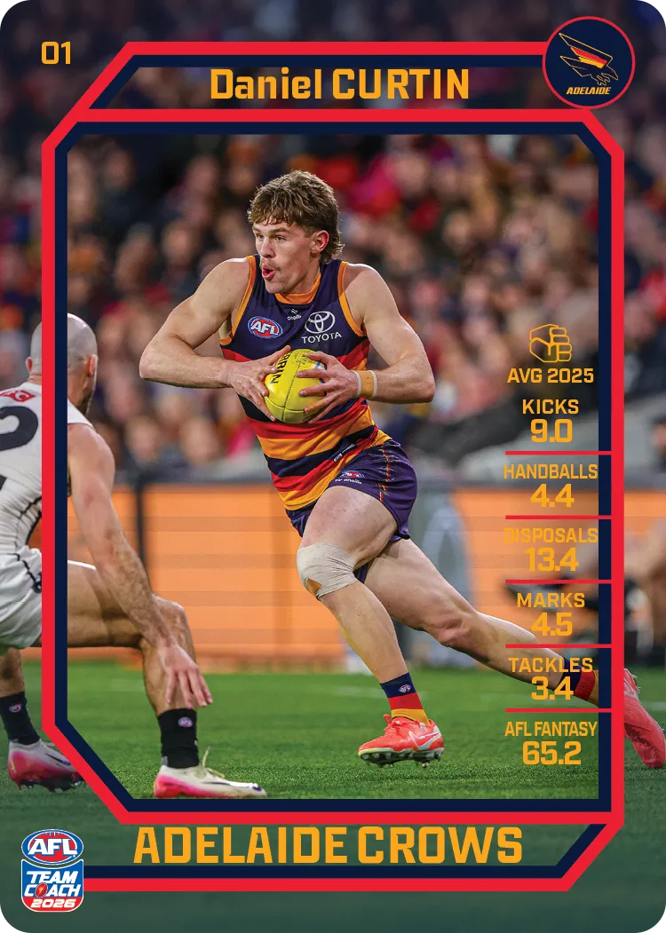 2026 Teamcoach AFL Base #1 Daniel Curtin