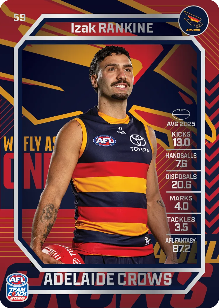 2026 Teamcoach AFL Silver 59 Izak Rankine