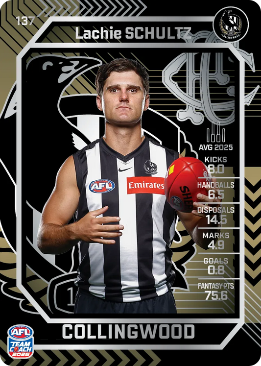 2026 Teamcoach AFL Silver #137 Lachie Schultz
