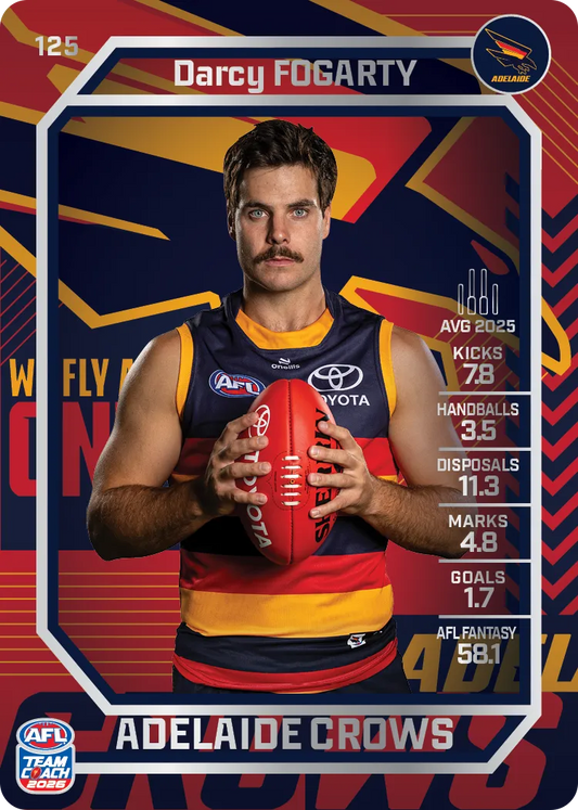 2026 Teamcoach AFL Silver #125 Darcy Fogarty