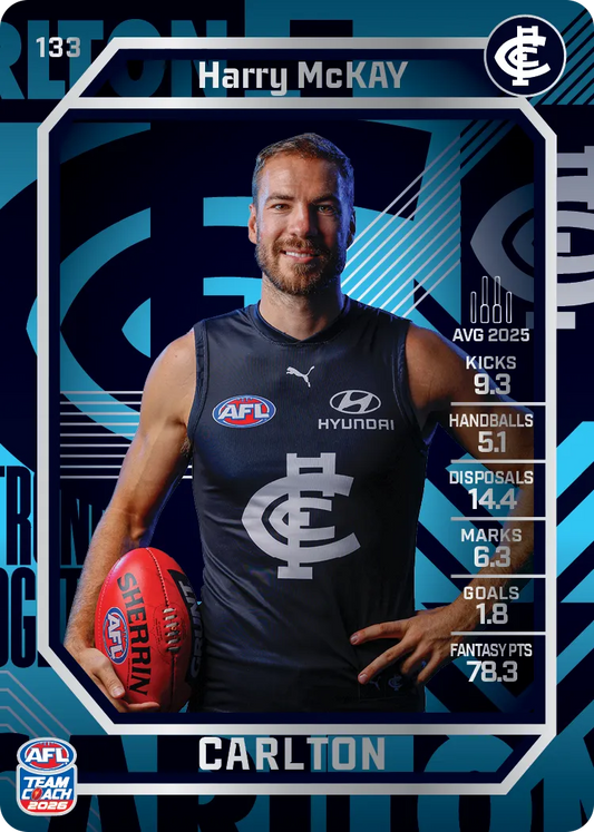 2026 Teamcoach AFL Silver #133 Harry McKay