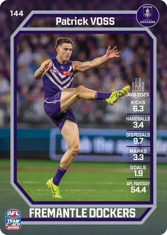 2026 Teamcoach AFL Base #144 Patrick Voss