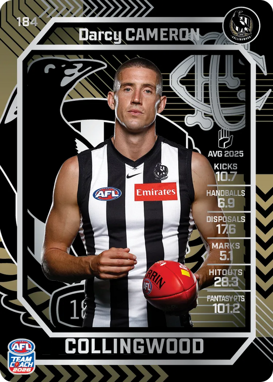 2026 Teamcoach AFL Silver #184 Darcy Cameron