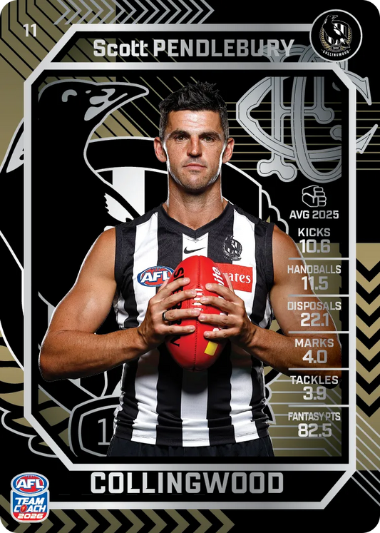 2026 Teamcoach AFL Silver 11 Scott Pendlebury