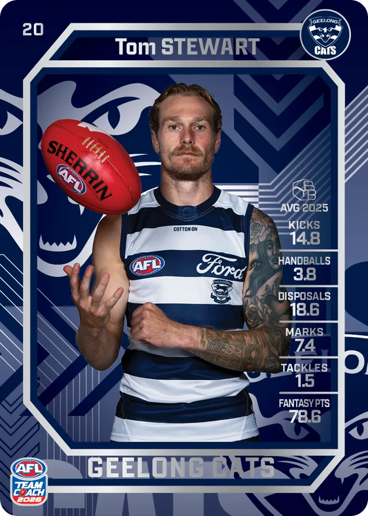 2026 Teamcoach AFL Silver 20 Tom Stewart