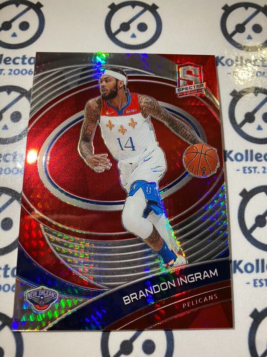 2020-21 NBA Spectra Brandon Ingram Red Hyper Prizm #96 Pelicans