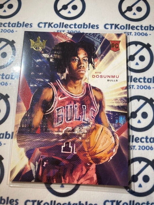 2021-22 NBA Court Kingg Ayo Dosunmu Rookie Card Level 1 RC #75 Bulls