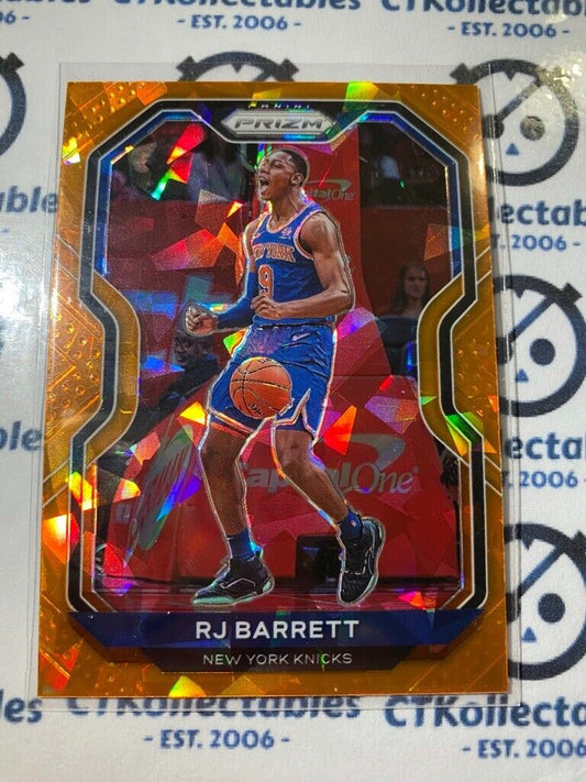 2020-21 Panini NBA Prizm Rj Barrett Orange Ice Prizm #241 Knicks