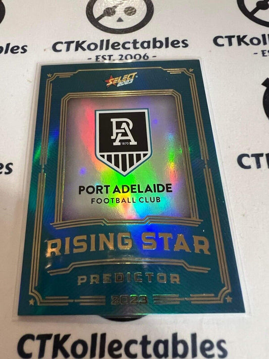 2023 AFL Footy Stars Rising Star Gold Predictor port adelaide power #109/260