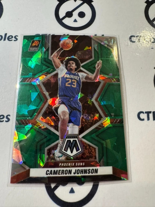 2021-22 Panini Nba Mosaic Cameron Johnson Green Ice Prizm #3 Suns