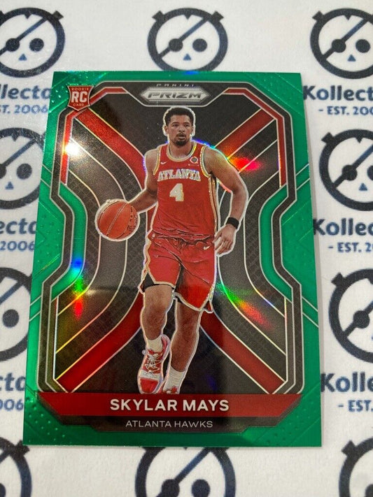 2020-21 NBA Prizm Skylar Mays Rookie Green Prizm #255 Hawks