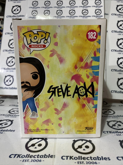 Steve Aoki #182 Legend DJ “rocks” 2020 SDCC Exclusive Funko Pop!